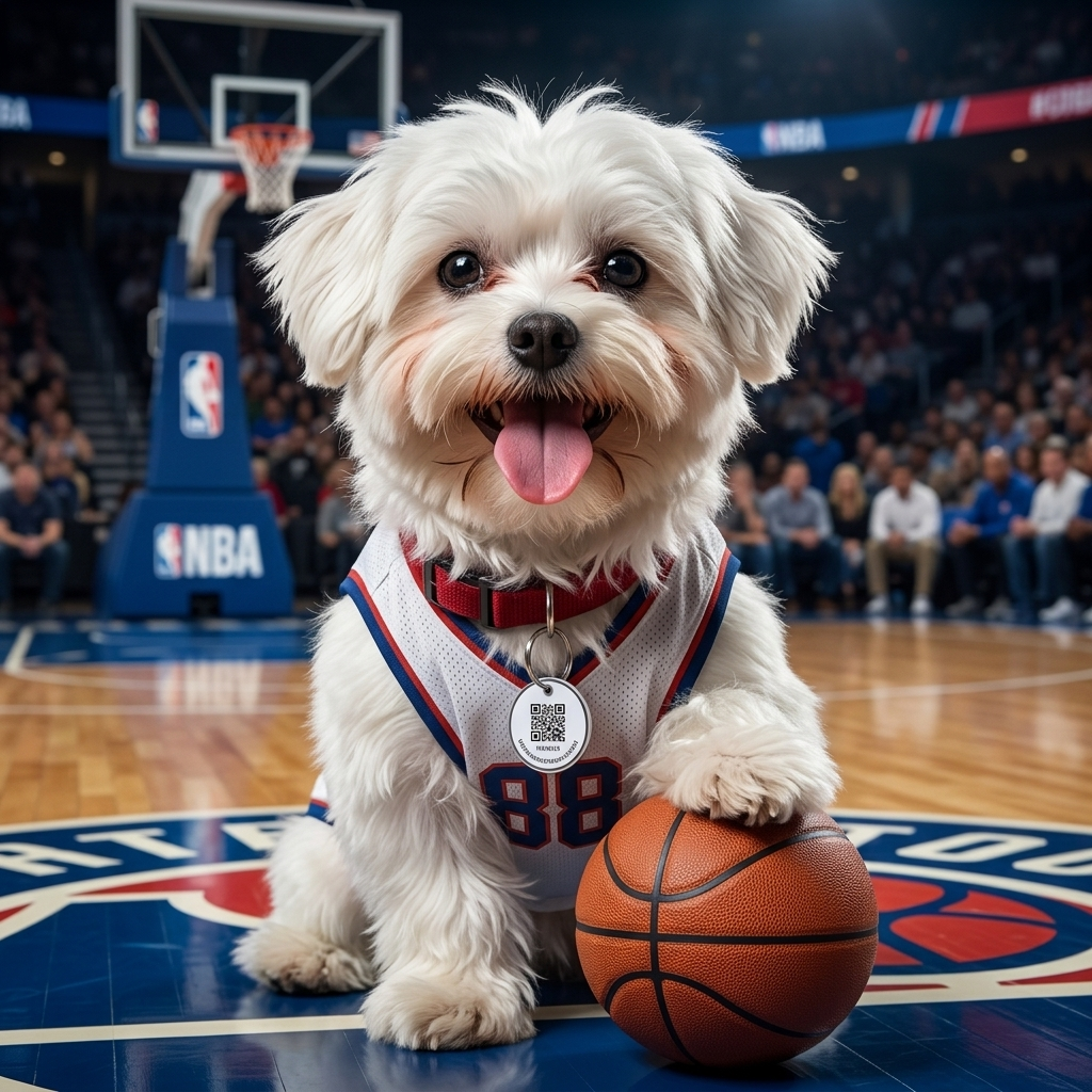 Basketteur en scene