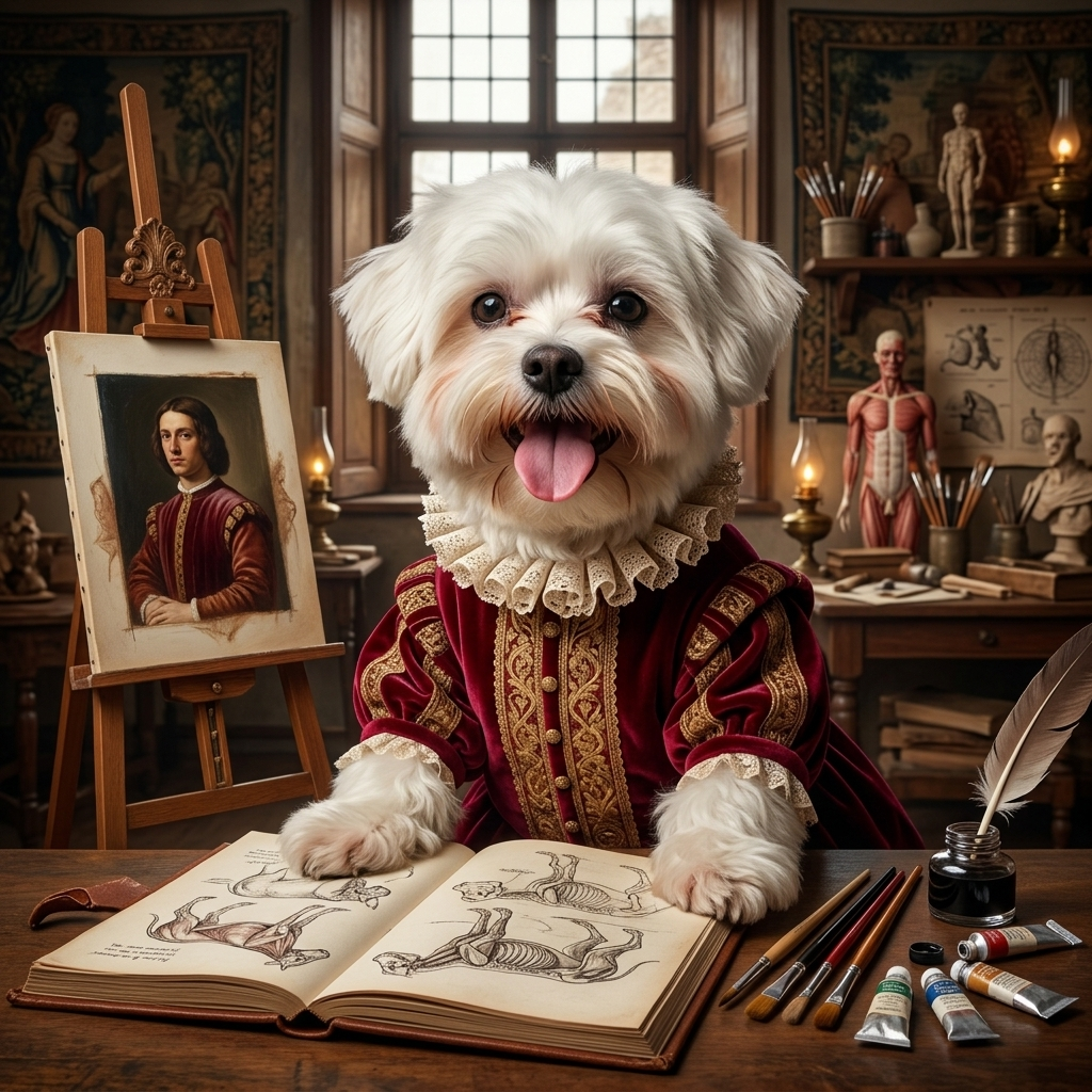 Artiste de la Renaissance en scene